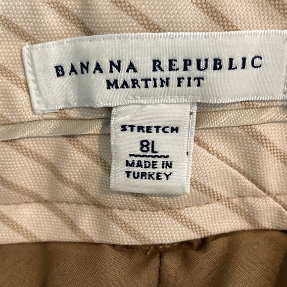 Banana Republic 8 LONG Martin Fit tan pants - Picture 12 of 16